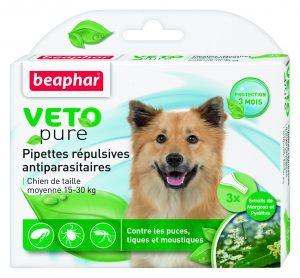 Beaphar Veto Spot-On välisparasiitide peletustilgad keskmistele koertele 3x2ml